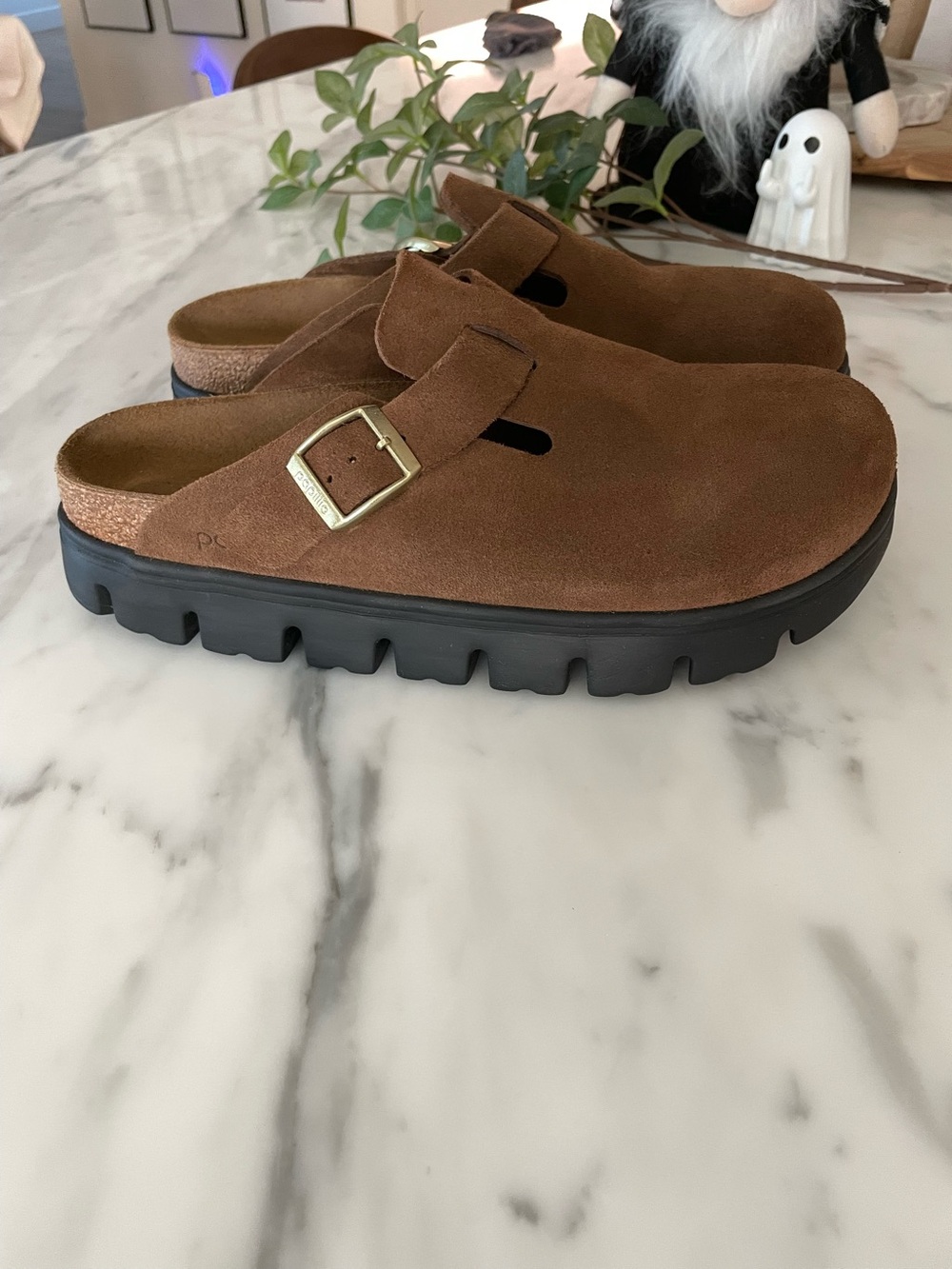 Birkenstock Papillio Chunky Boston Clog Brown Dark Tea size 8 - 8.5 - Picture 3 of 10